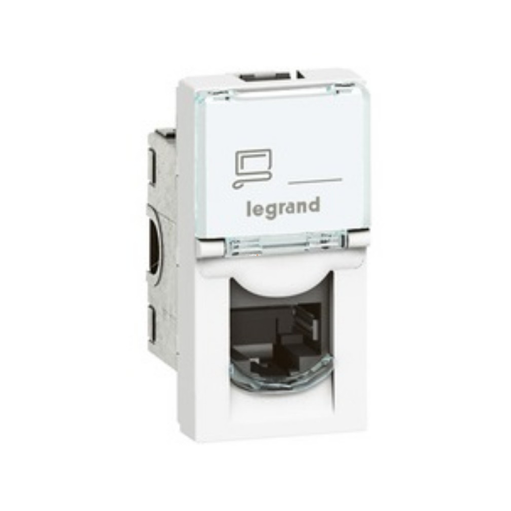 Legrand RJ45 Cat5e FTP számítógép alj. 1mod, fehér, 076552