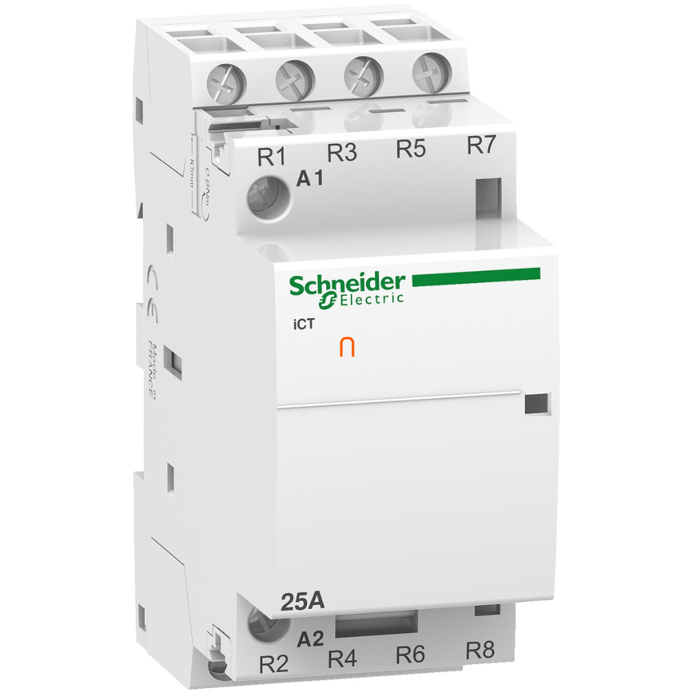 ACTI9 iCT25A kontaktor, 50Hz, 4NC, 24VAC A9C20137 Schneider