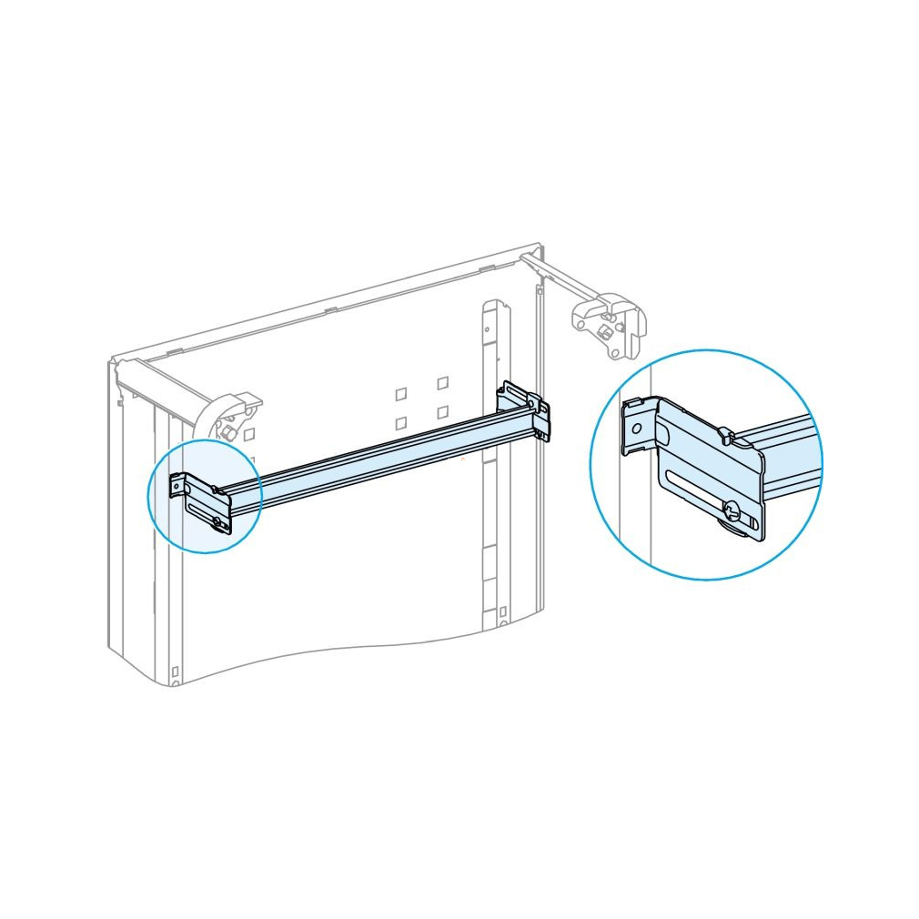 Schneider Prisma SeT állítható moduláris sín - G rendszer LVS03002