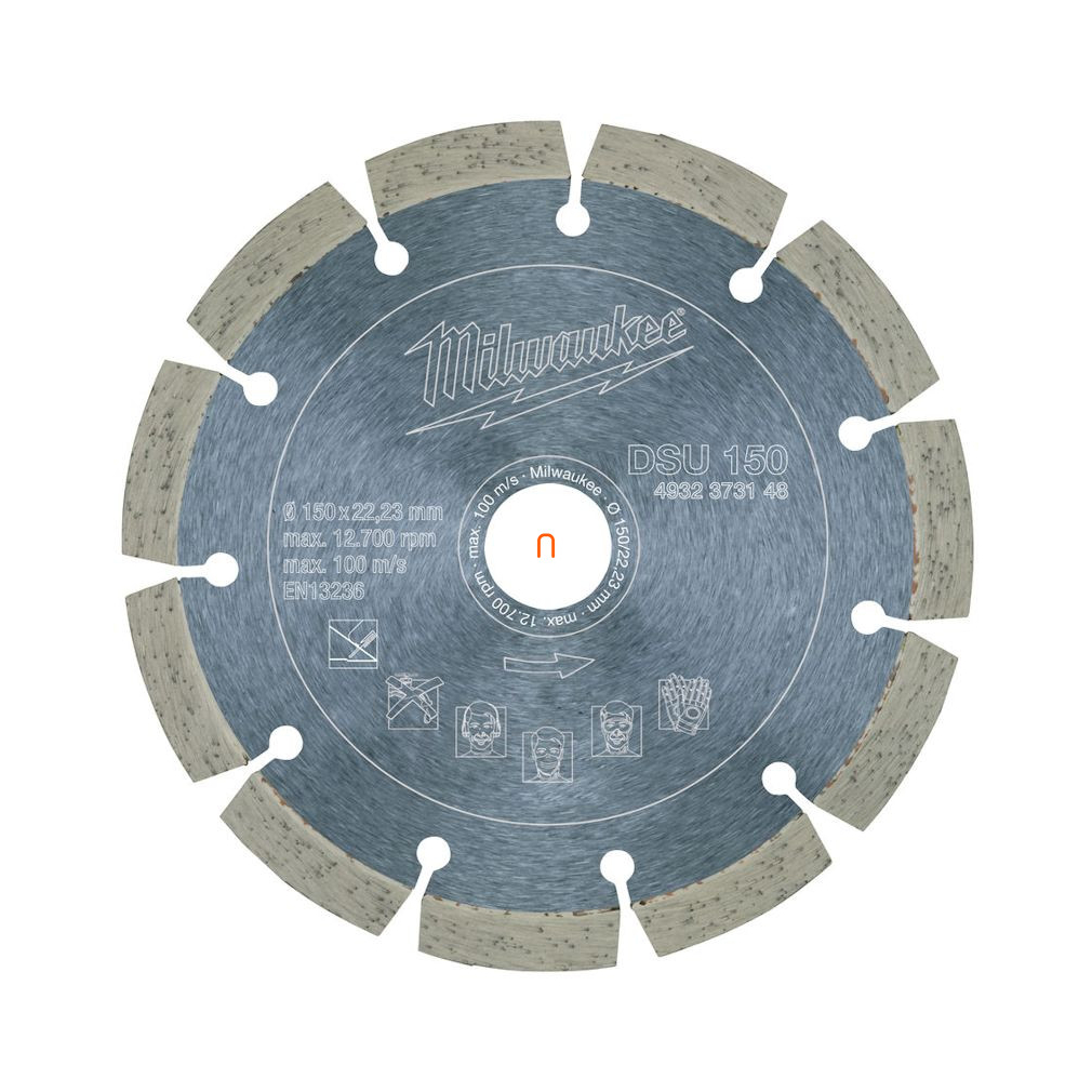 Milwaukee gyémánt vágókorong DSU 150x22,2mm (4932373148)