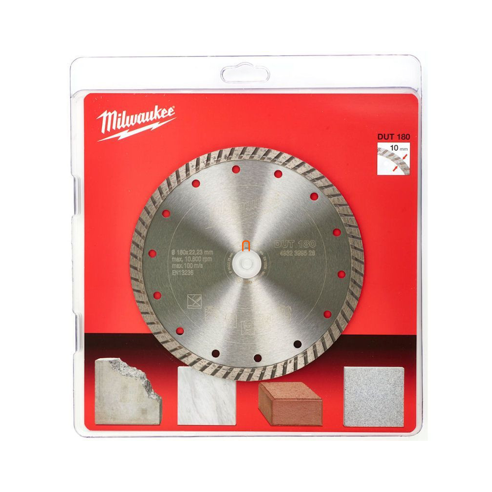 Milwaukee gyémánt vágókorong DUT 180x22,2mm (4932399528)