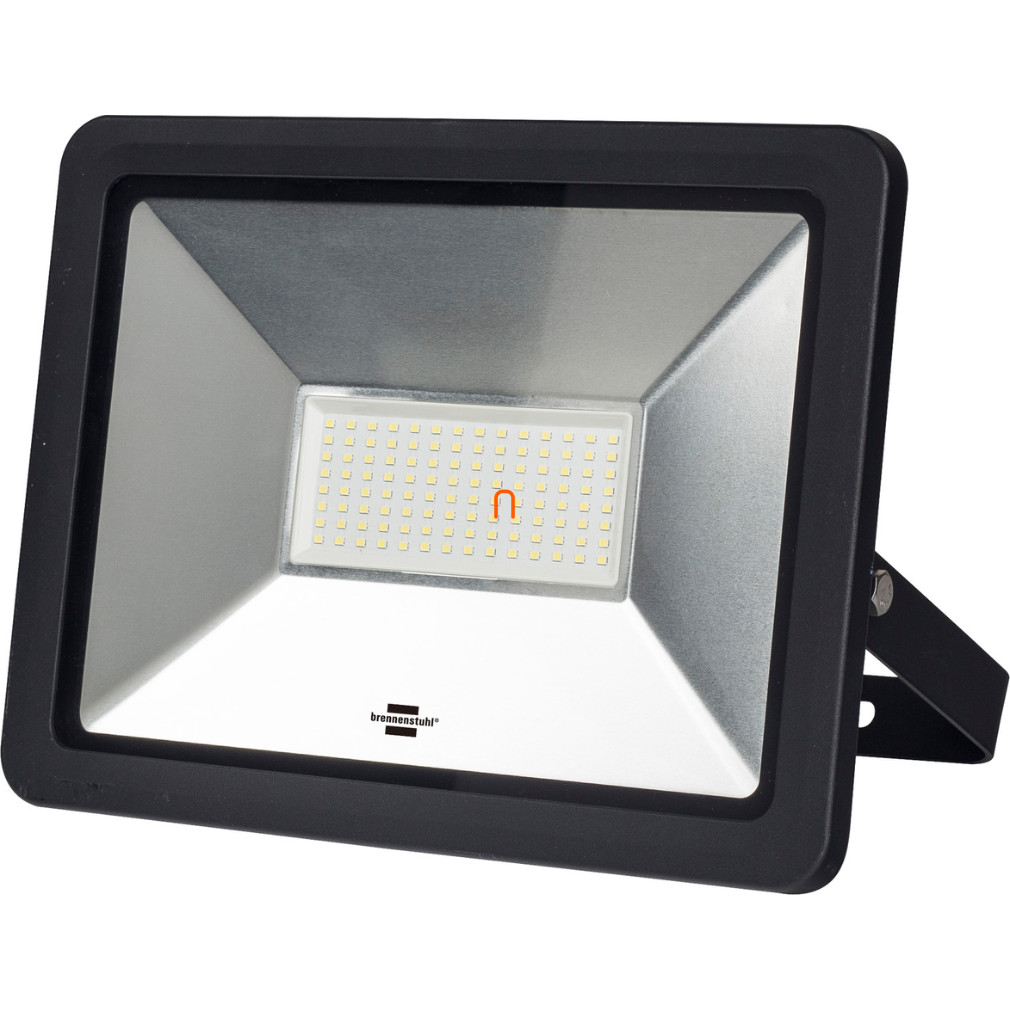 Kültéri LED reflektor, 99 W, 8400 lm, IP65, fekete, csatlakozóblokkal