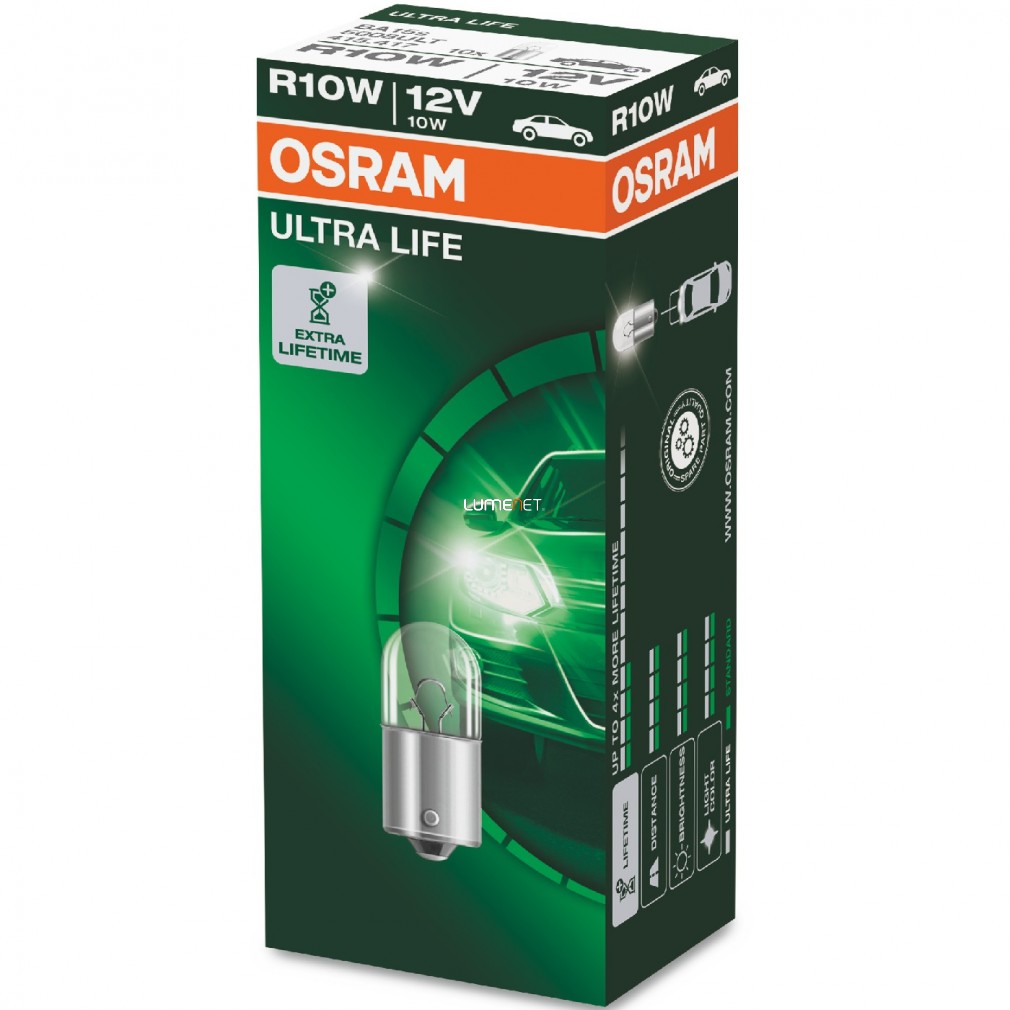 Osram Ultra Life 5008ULT R10W jelzőizzó 10db/csomag