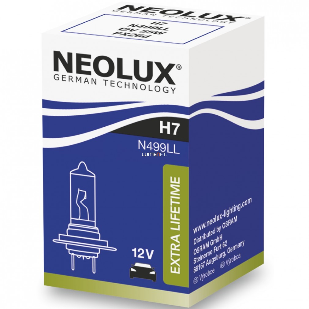 Neolux Extra Lifetime N499LL H7 12V dobozos