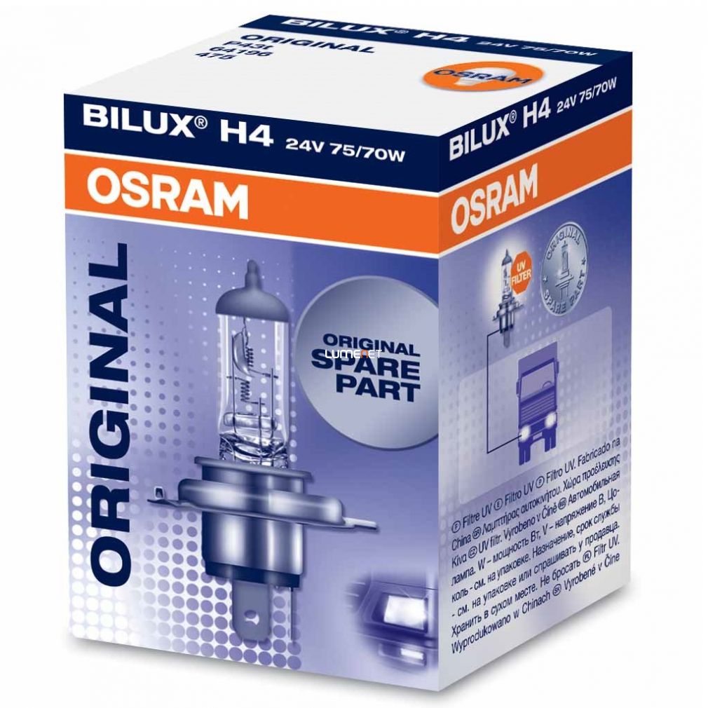 Osram Original Line 64196 H4 24V dobozos