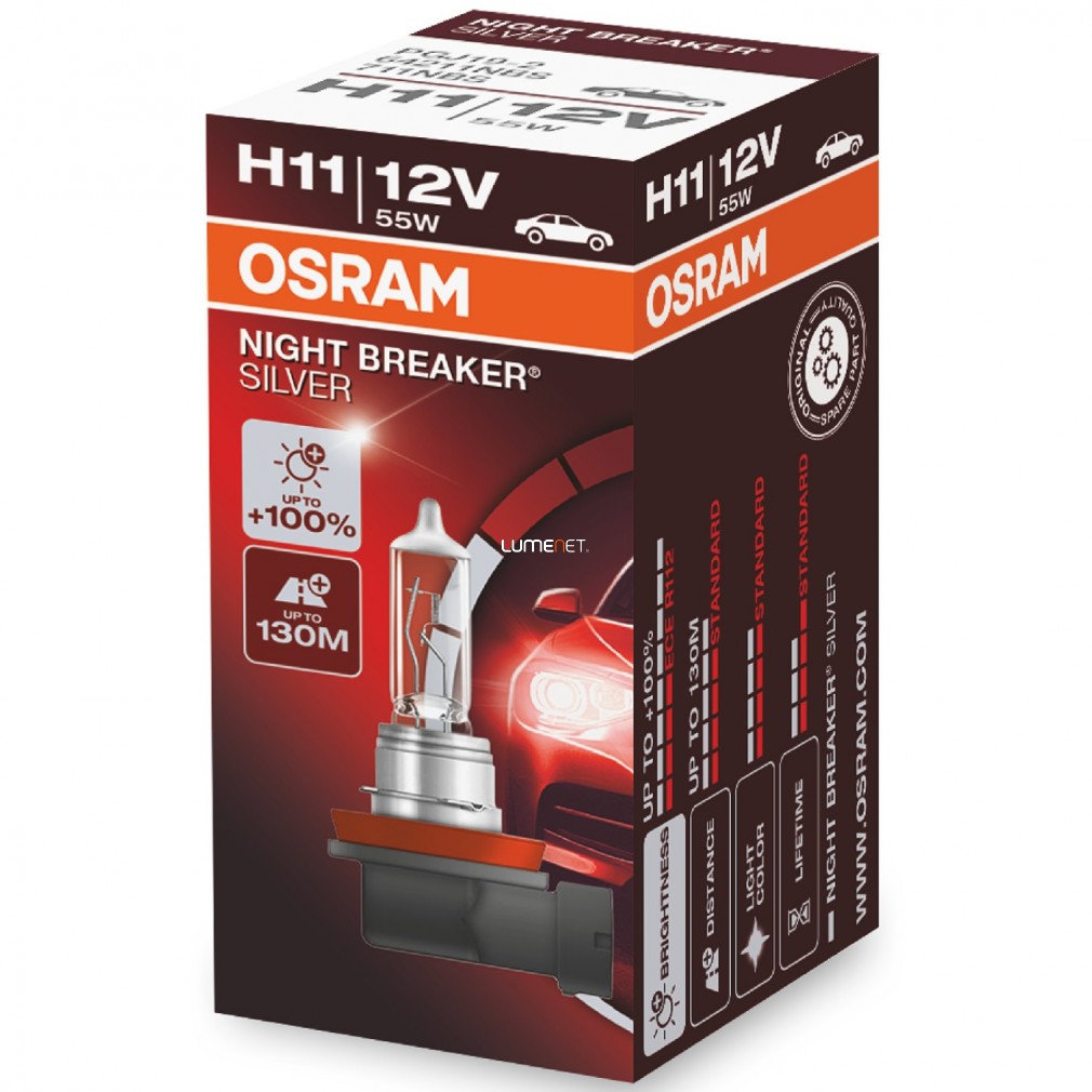 Osram Night Breaker Silver H11 +100% dobozos