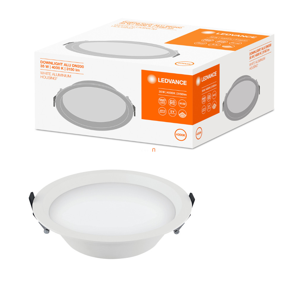 Ledvance Downlight ALU LED 200 35W 4000K 3150lm IP44 mélysugárzó led