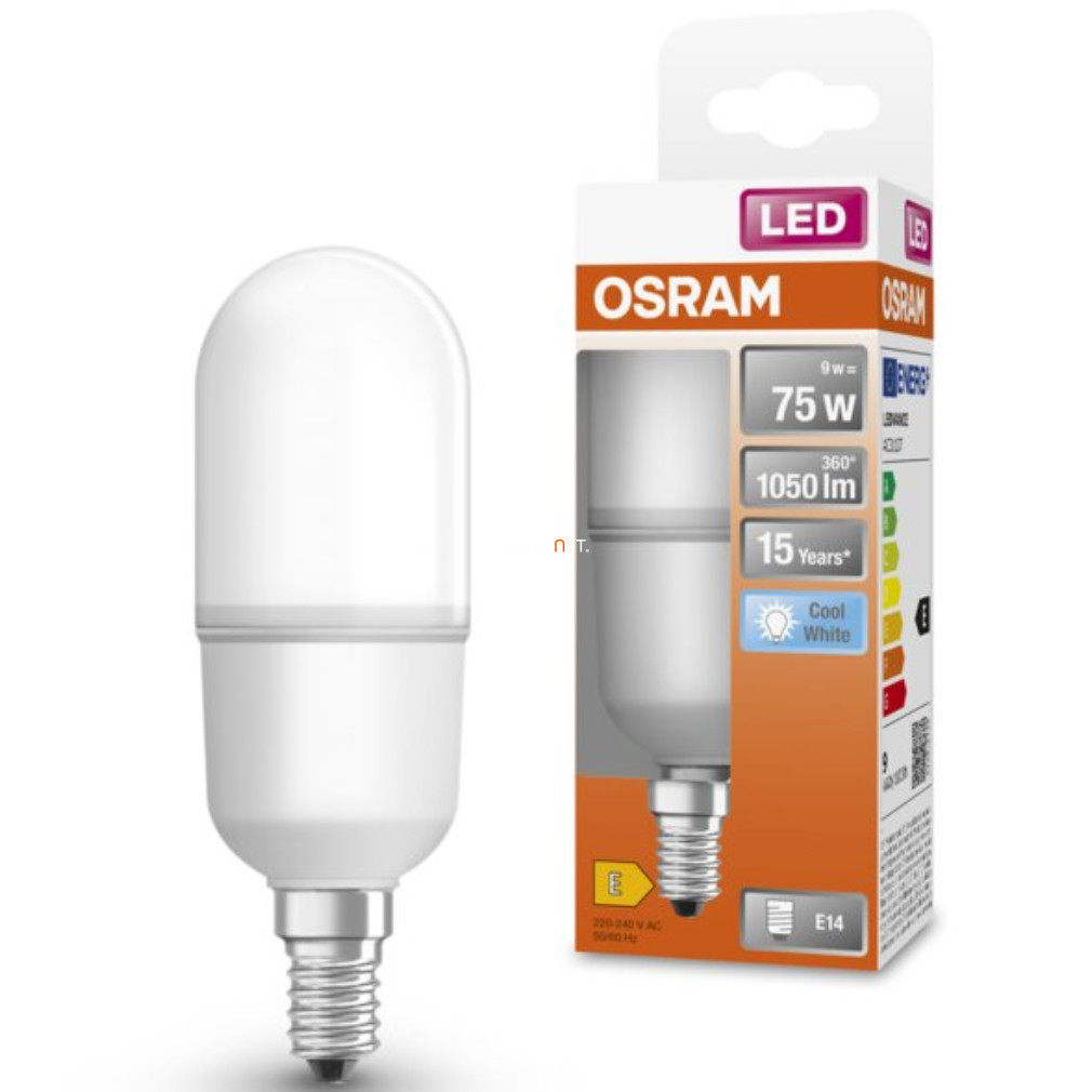 Osram E14 LED Star 9W 1050lm 4000K hidegfehér 200° - 75W izzó helyett