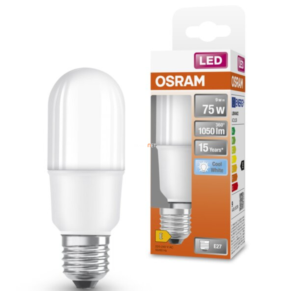 Osram E27 LED Star 9W 1050lm 4000K hidegfehér 200° - 75W izzó helyett