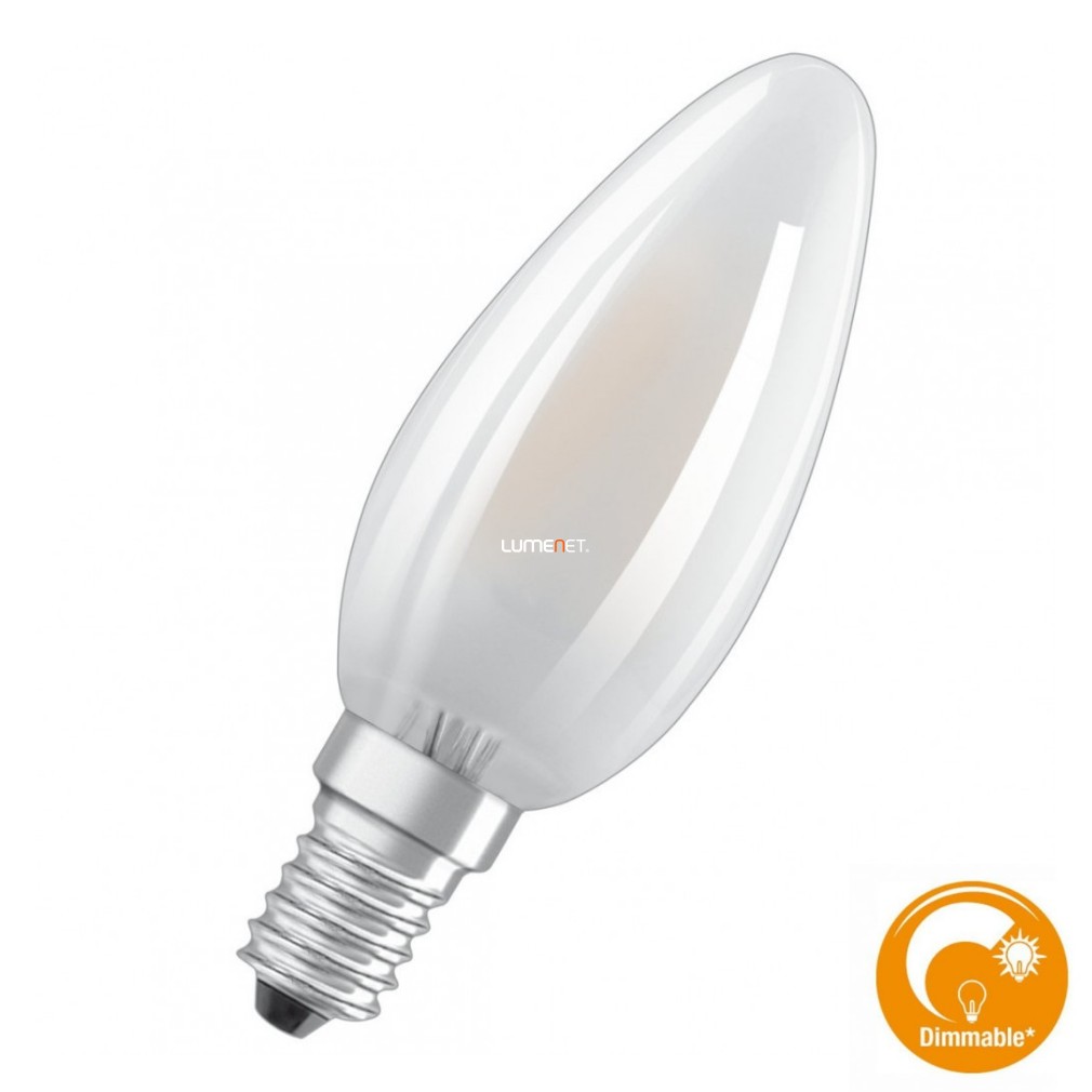 Osram E14 LED Star 6,5W 806lm 2700K melegfehér, szabályozható 300° - 60W izzó helyett