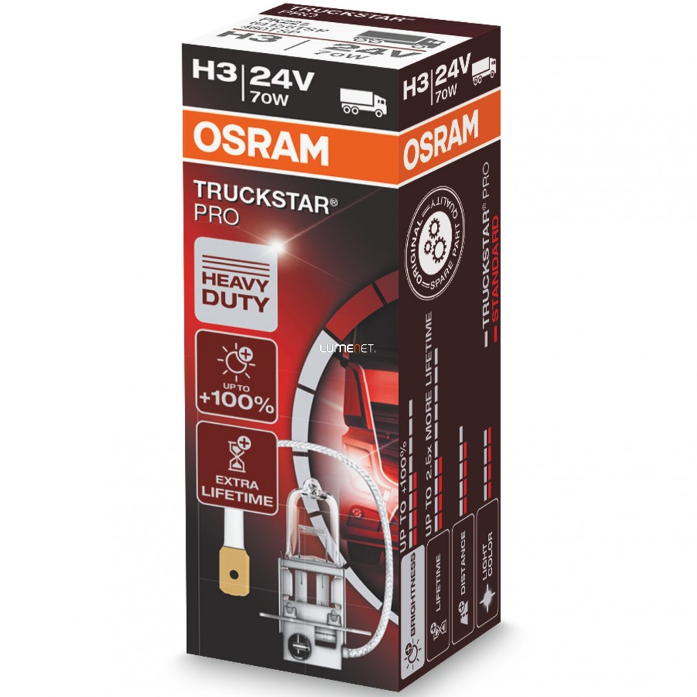 Osram Truckstar Pro 64156TSP H3 24V dobozos