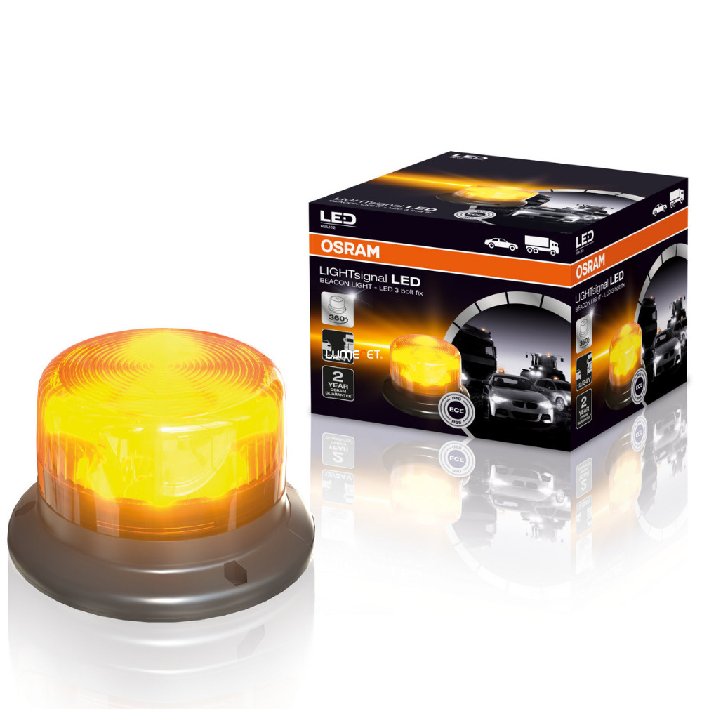 Osram LED sárga villogó 12-24V (Light signal)