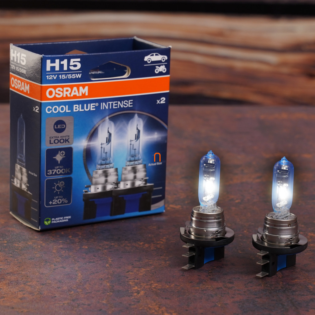 Osram Cool Blue Intense NextGen H15 +20% 55/15W 2 darab/csomag