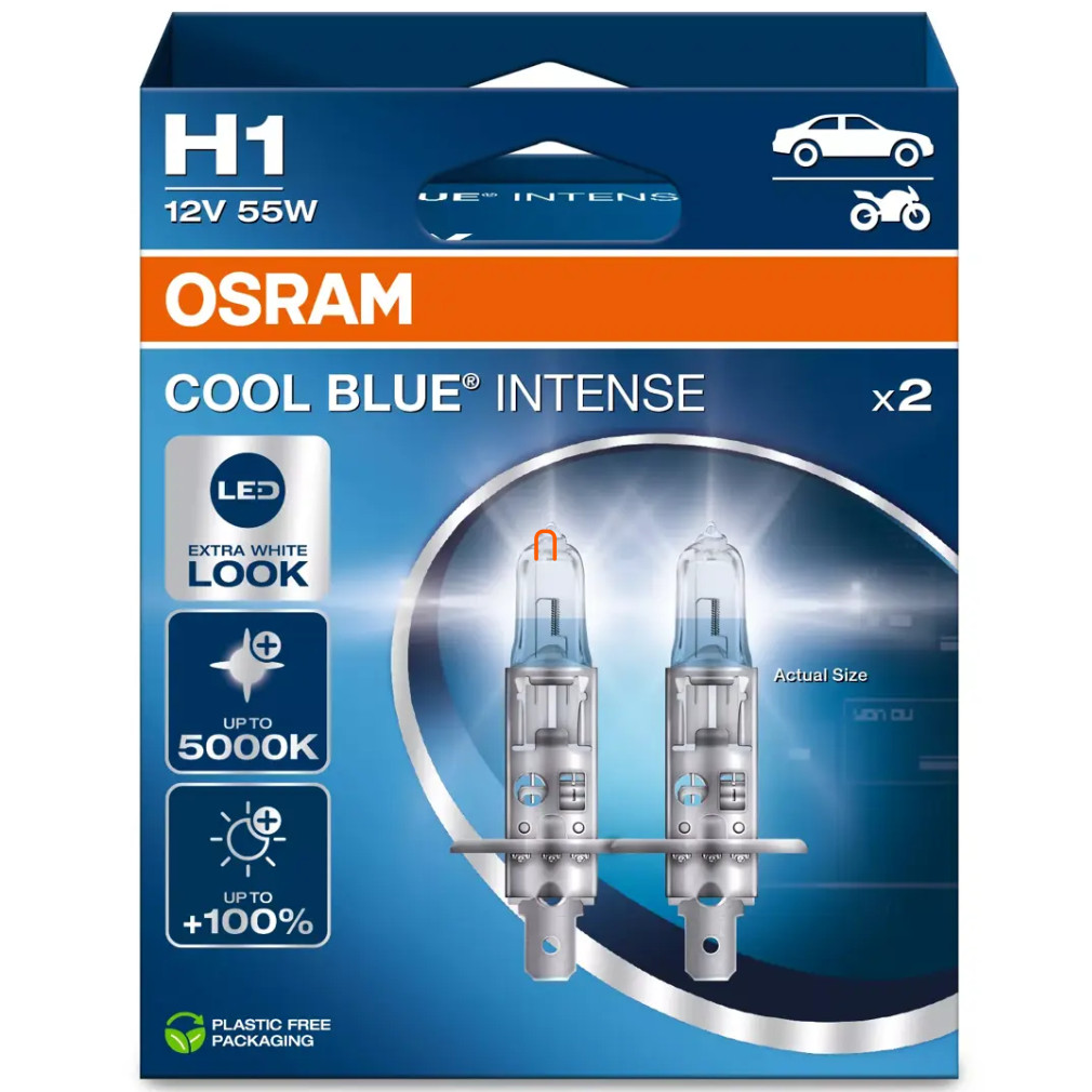 Osram Cool Blue Intense NextGen H1 +100% 2 darab/csomag