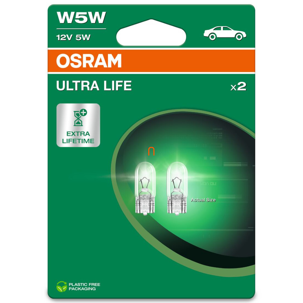 Osram Ultra Life 2825ULT W5W jelzőizzó 2db/bliszter