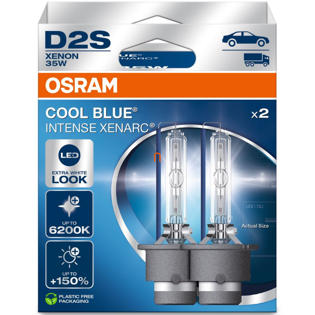 Osram Xenarc Cool Blue Intense NextGen D2S +150% 2db/csomag