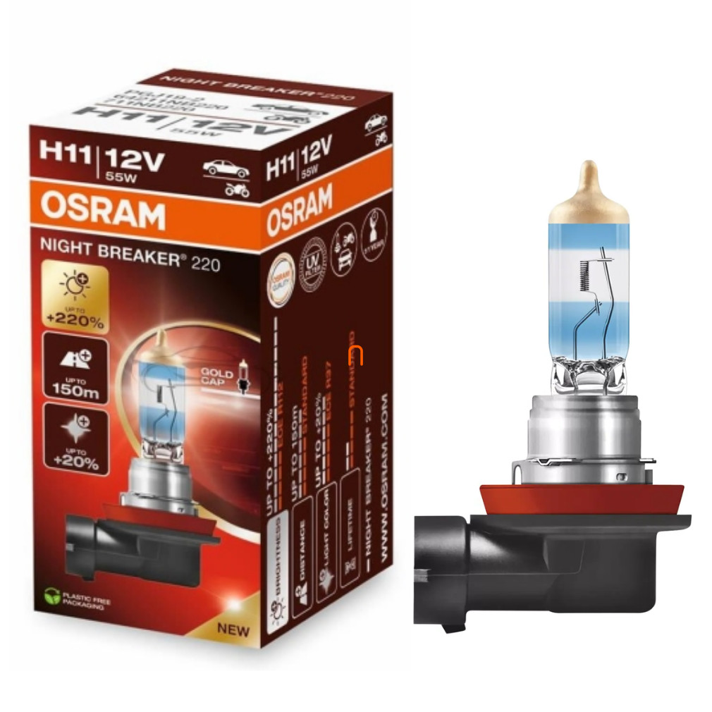 Osram Night Breaker +220% H11 halogén autóizzó, 1 darabos