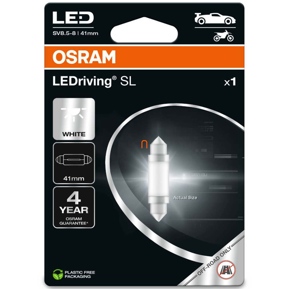 Bontott csomagolású Osram LEDriving Standard 6413DWP C10W 6000K 41mm bliszter