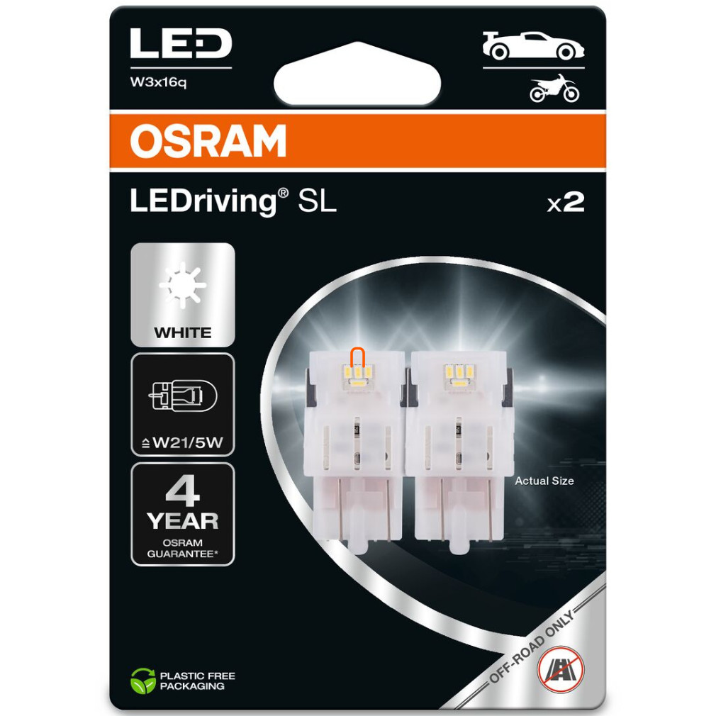 Osram LEDriving SL 7515DWP-02B W3x16q 6000K W21/5W (7515) 2db/bliszter