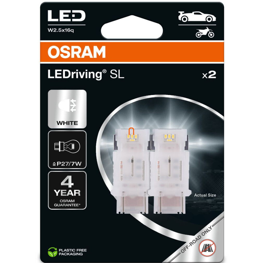 Osram LEDriving SL 3157DWP-02B P27/7W 12V 1,7W 6000K 2db/bliszter