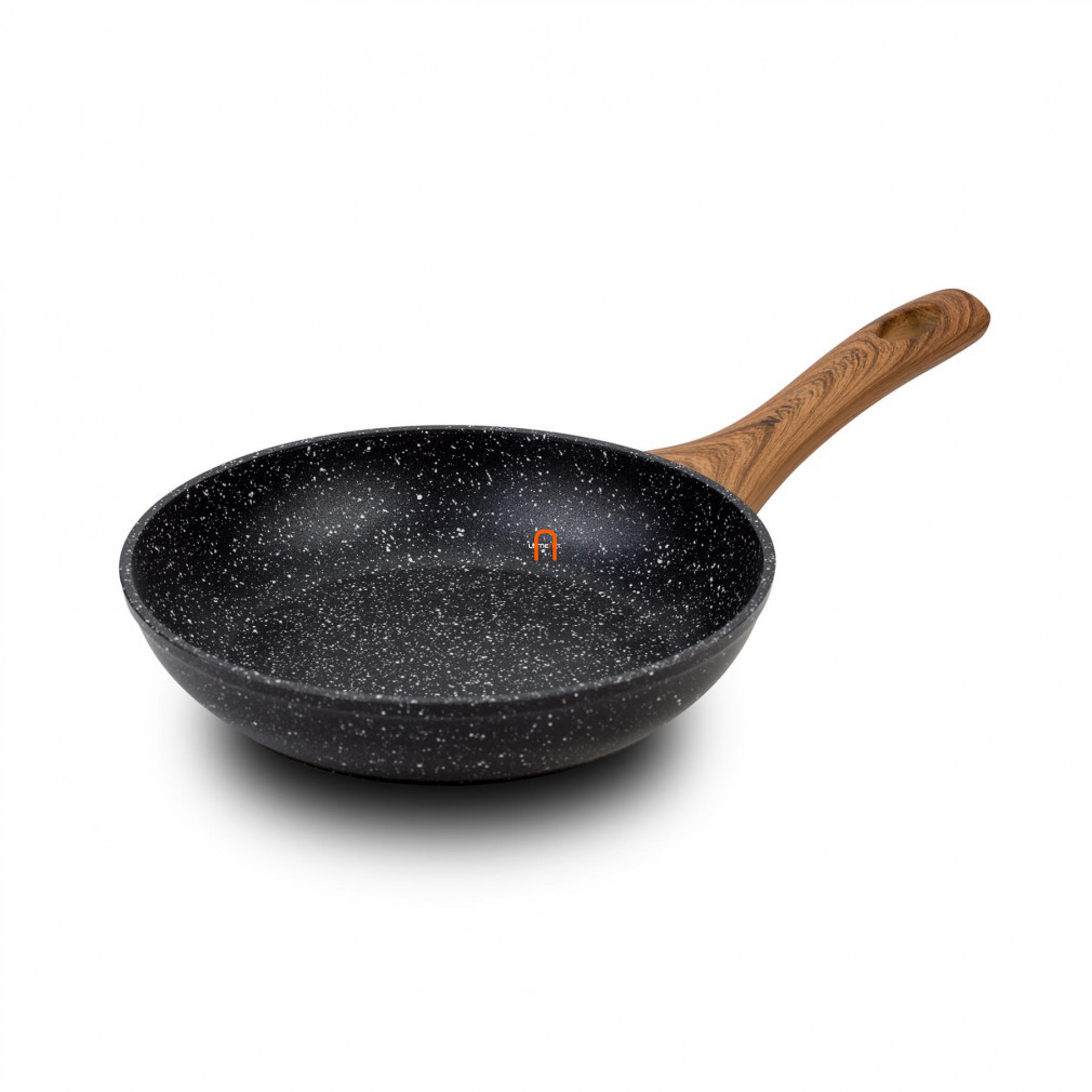 Wok serpenyő 28 cm tapadásmentes kőbevonattal