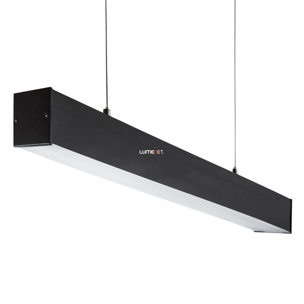 Lineáris lámpatest opál buraval 1x120W LED, ezüst,1xG13 foglalattal (Alin)