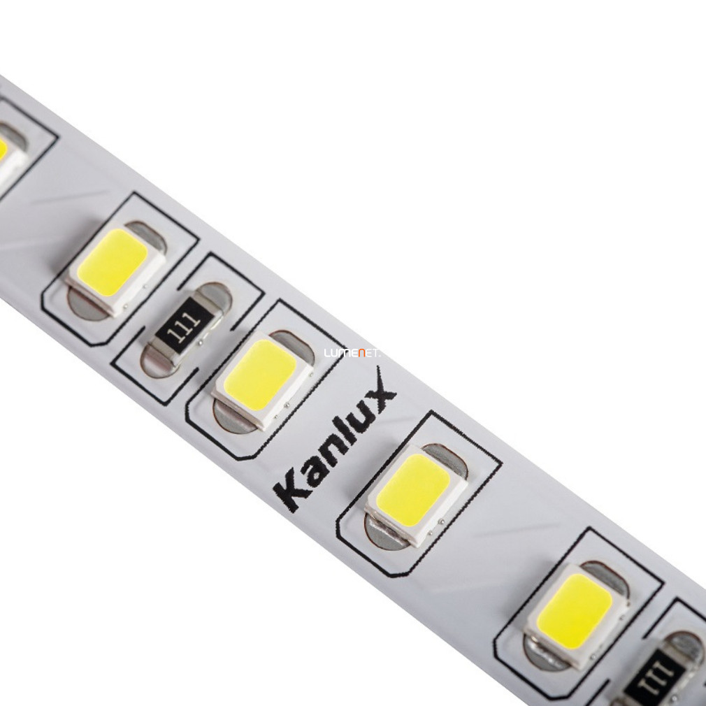 LED szalag, 120 LED/m, melegfehér, 24V, 16W/m, 1920lm/m, 30 méter