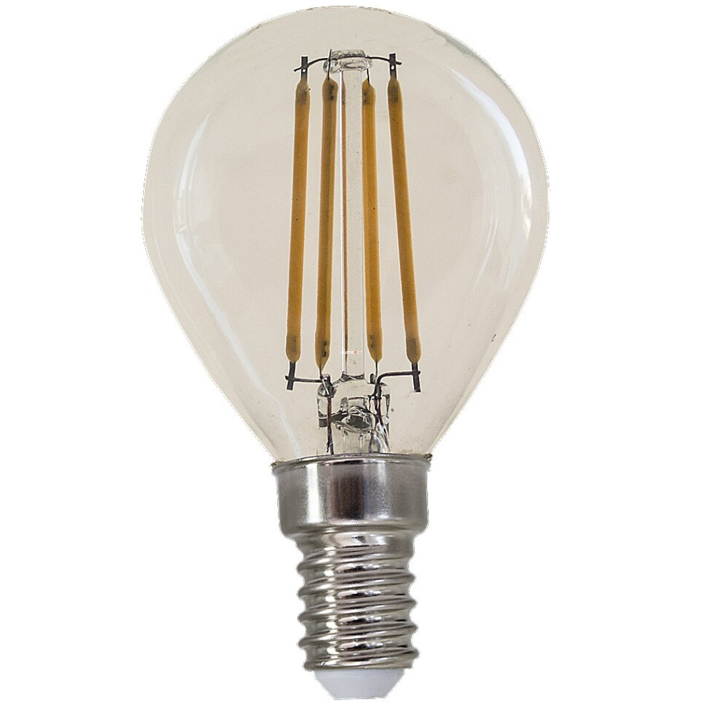 E14 filament LED 4 W, melegfehér