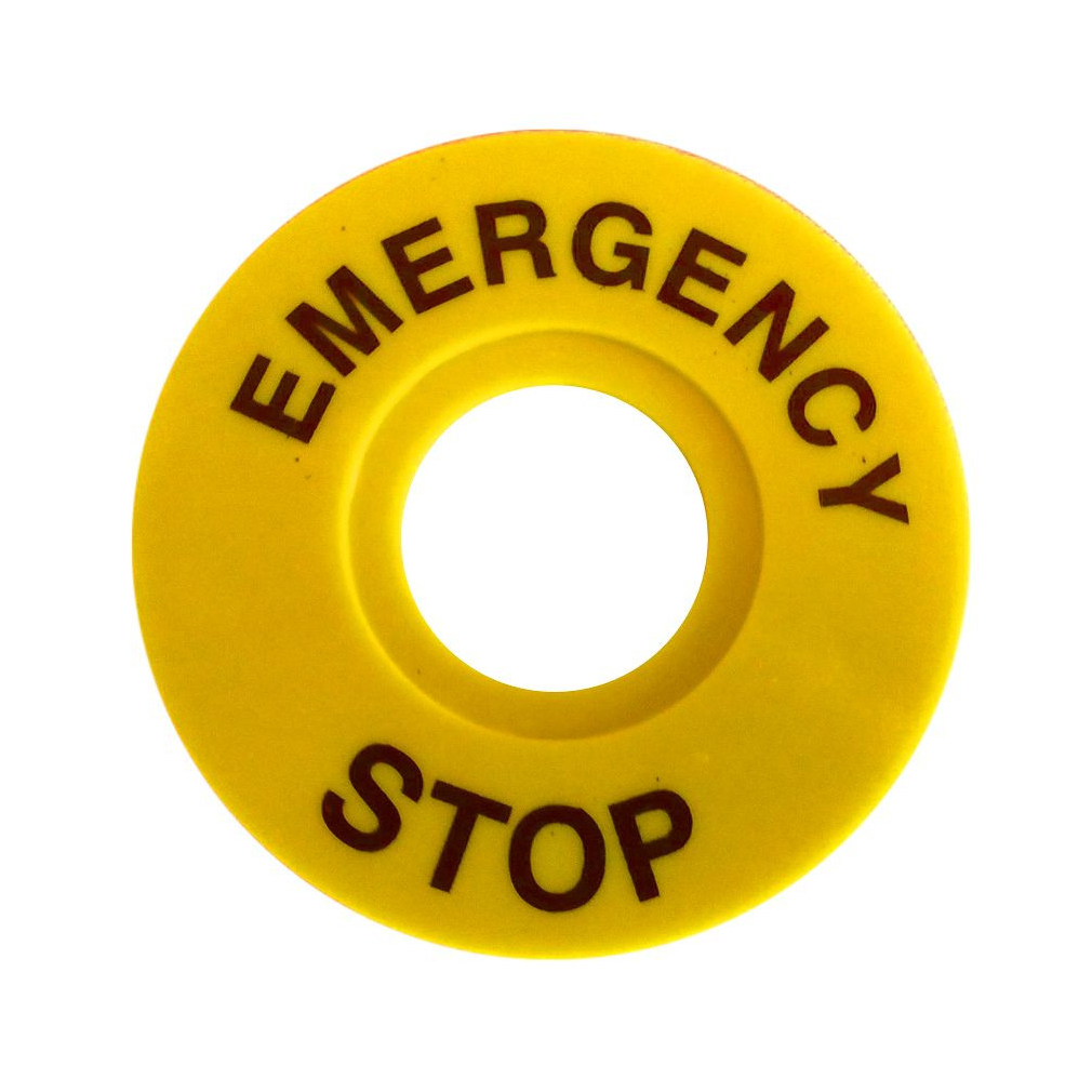 Tracon EMERGENCY STOP lap 60mm NYG3-ES60