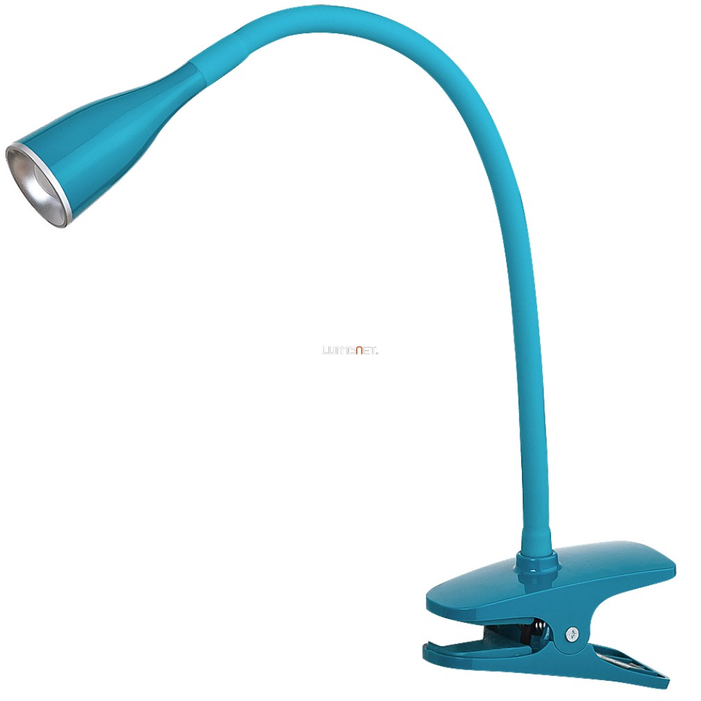 Kék LED spot lámpa, csíptetős 35 cm - Jeff Rábalux 4195, 3000 K, 330 lm, 4,5 W