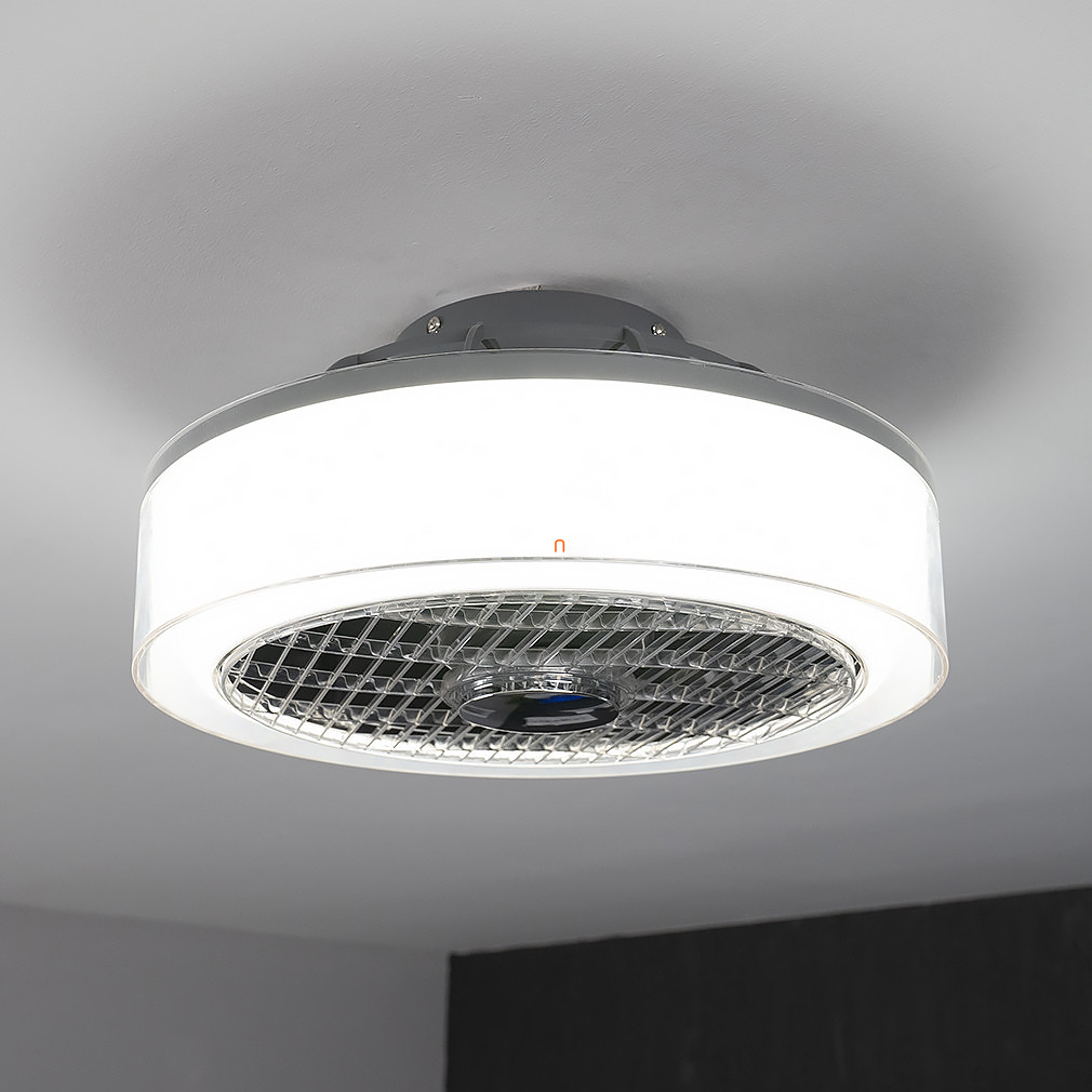 Ventilátoros mennyezeti LED lámpa távirányítóval, hideg/melegfehér - Dalfon Rábalux 6857