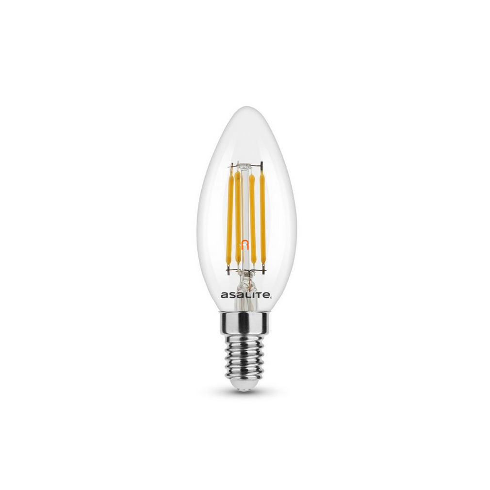 Filament gyertya LED, E14 4W 2700K 400lm (C35)