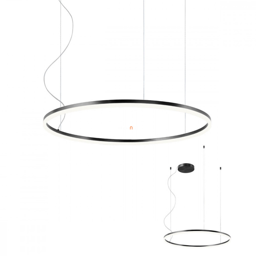 Kapcsolóval szabályozható függesztett LED lámpa 55 W, melegfehér, matt fekete - Triac Orbit Redo 01-1949-TRIAC