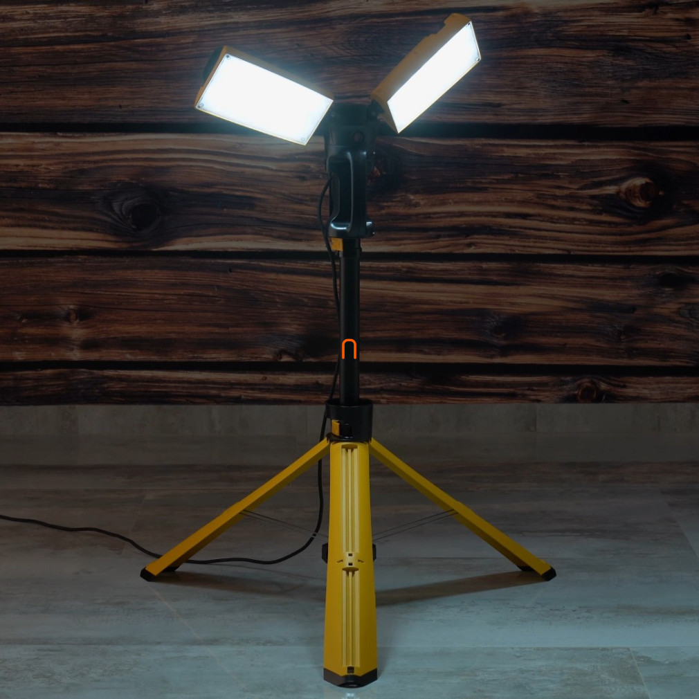 LED munkalámpa tripod állvánnyal, 9000lm, extra hidegfehér fényű, IP54 (Peri)