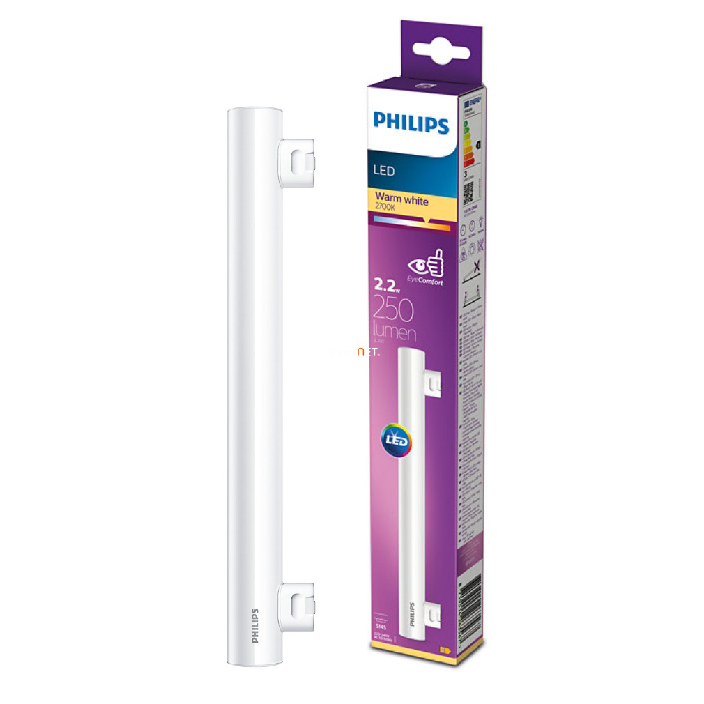 Philips S14s LED 2,2W 250lm 2700K meleg fehér 300mm vonalizzó helyettesítő