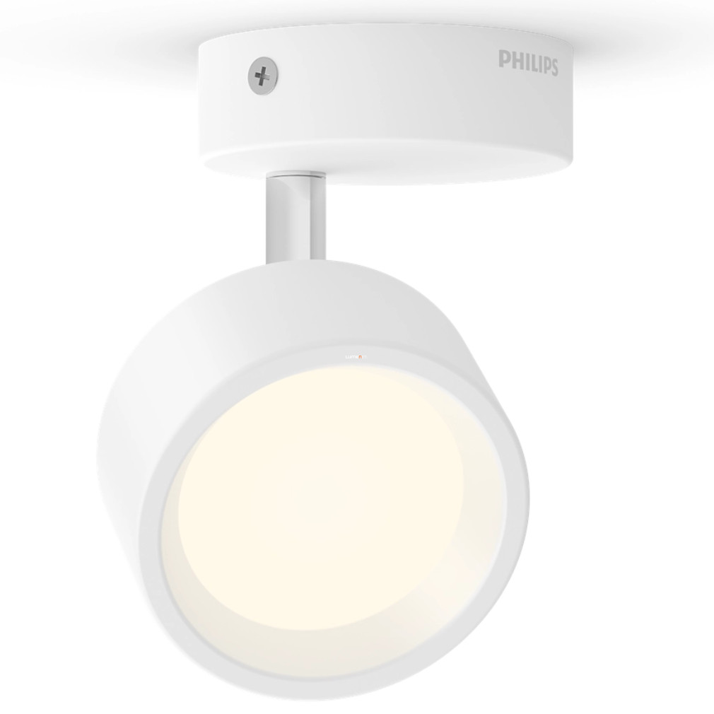 Philips karos LED spot lámpa, melegfehér, 5,5 W, fehér színben (Brecia Spot)