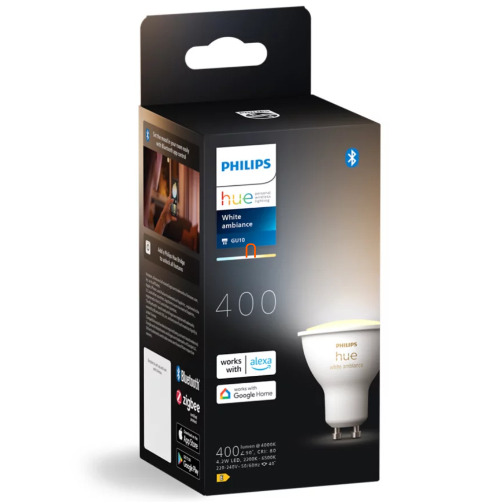 Philips Hue White Ambiance 4,2W GU10 LED fényforrás