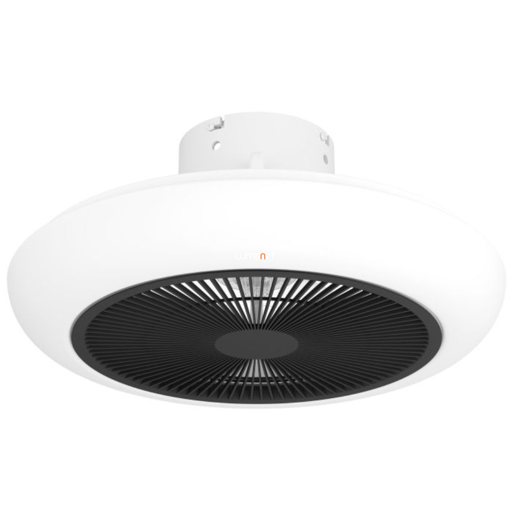 Ventilátoros mennyezeti LED lámpa távirányítóval 25,5 W, hideg-melegfehér, fekete-fehér színű (Sayulita)