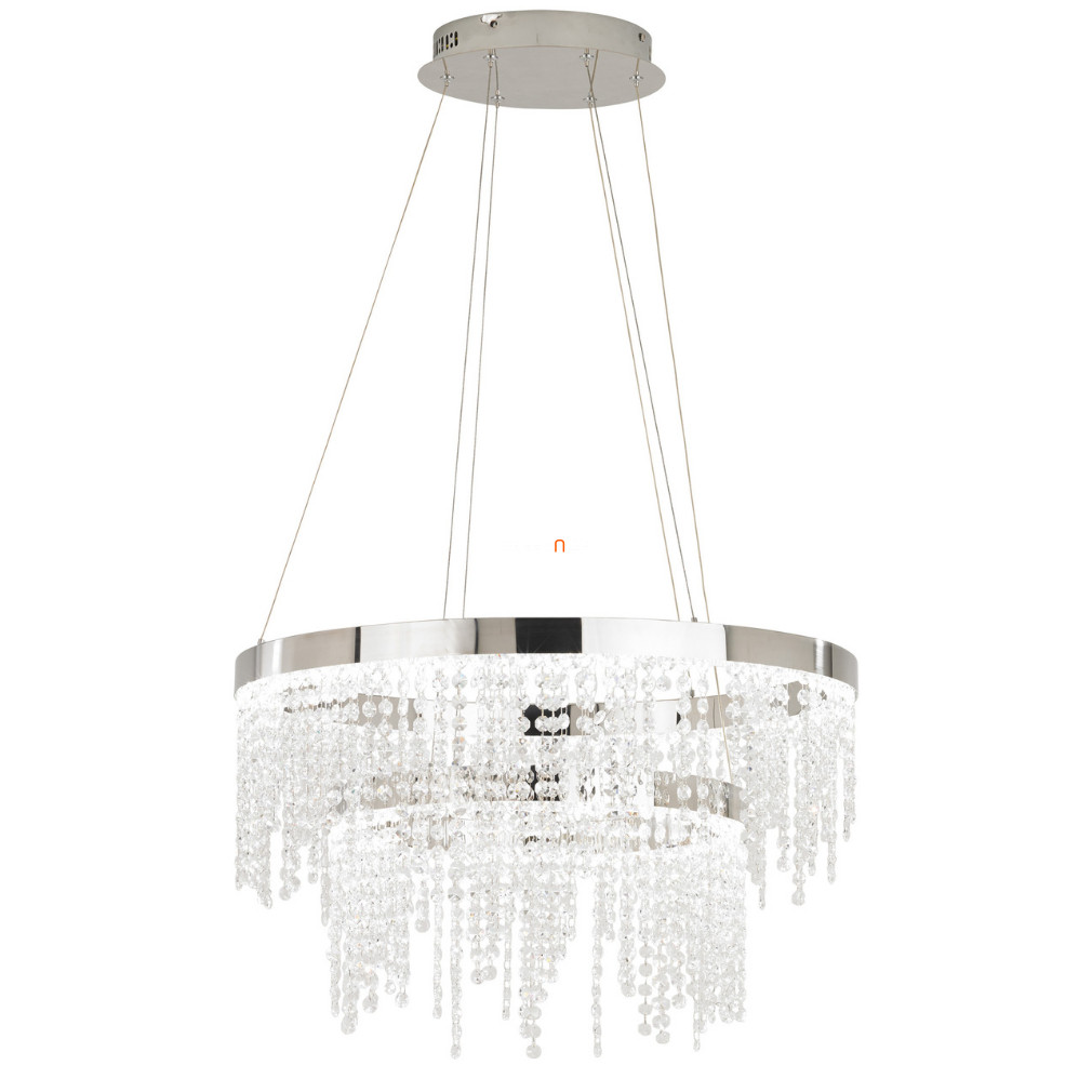 Design kristály csillár 61 cm, LED, fali kapcsolóval szabályozható (Antelao)