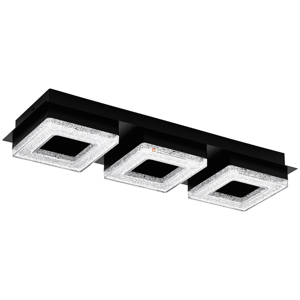 Mennyezeti LED lámpa 3X4 W, melegfehér, fekete - Fradelo Eglo 99325