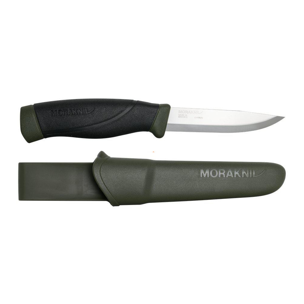 MORAKNIV COMPANION HEAVYDUTY (C) kés, tokkal, katonai zöld